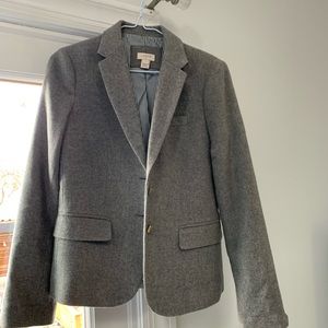 JCrew Schoolboy blazer. Heather Oatmeal. Size 2